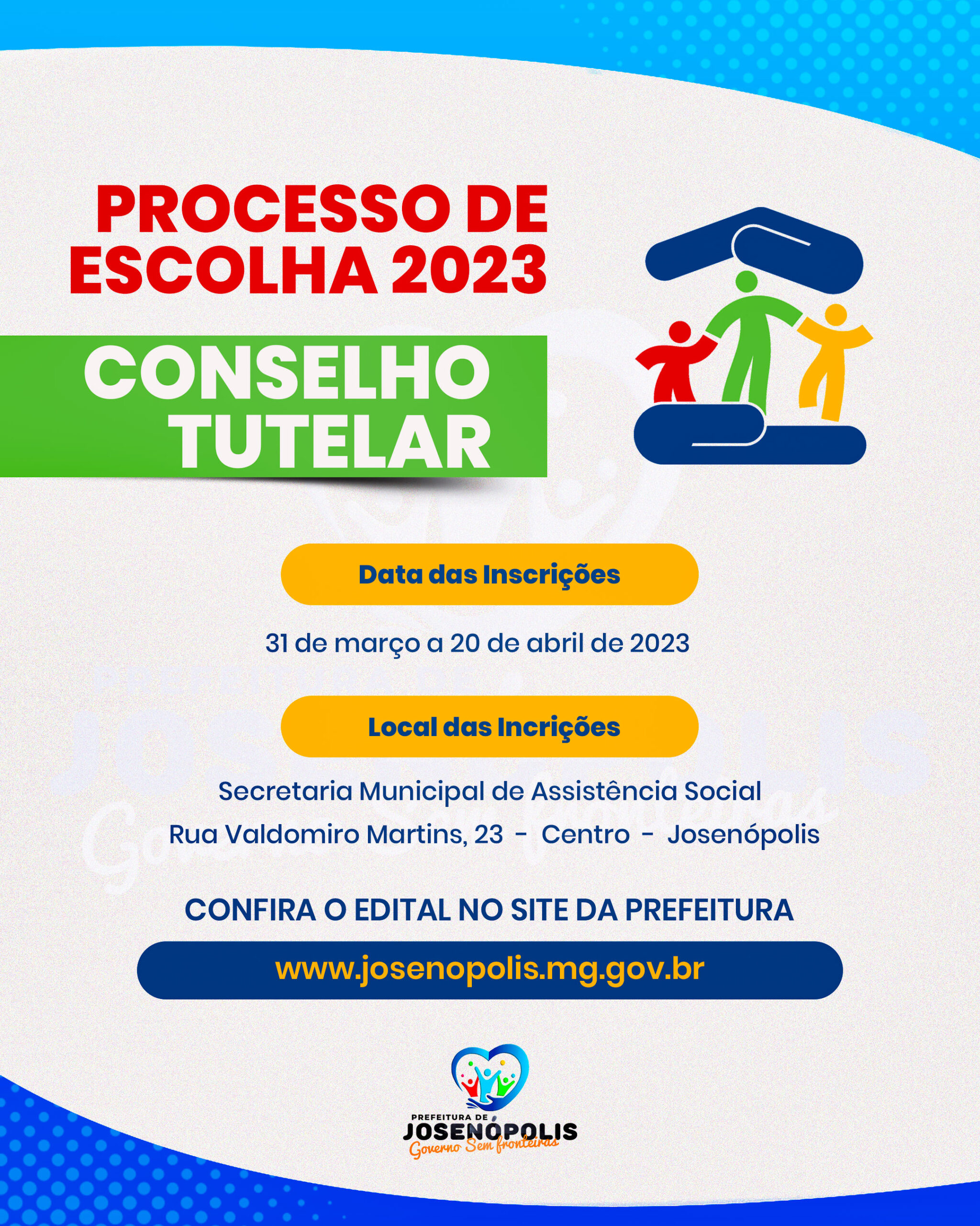 Processo De Escolha 2023 (Conselho Tutelar) | Prefeitura Municipal De ...